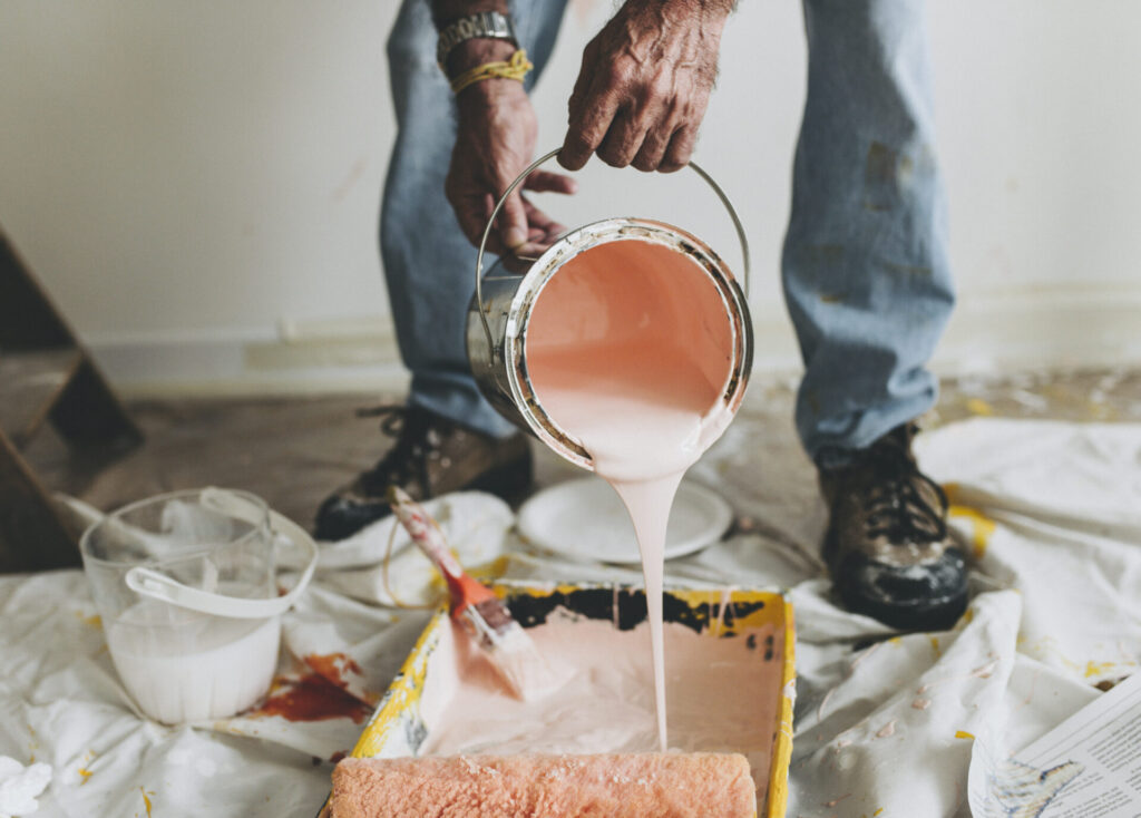 Painting Estimating Services 2 painting the walls pink